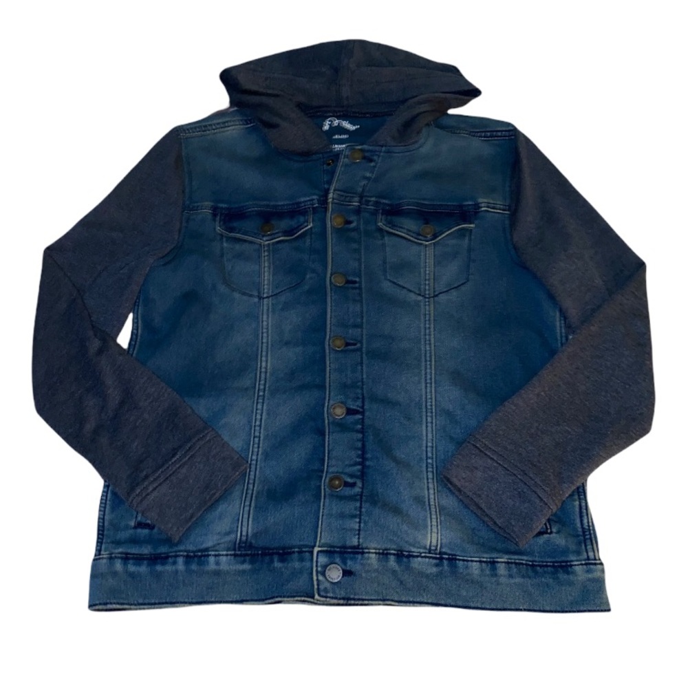 NWOT Hoodie Sweatshirt Jean Jacket